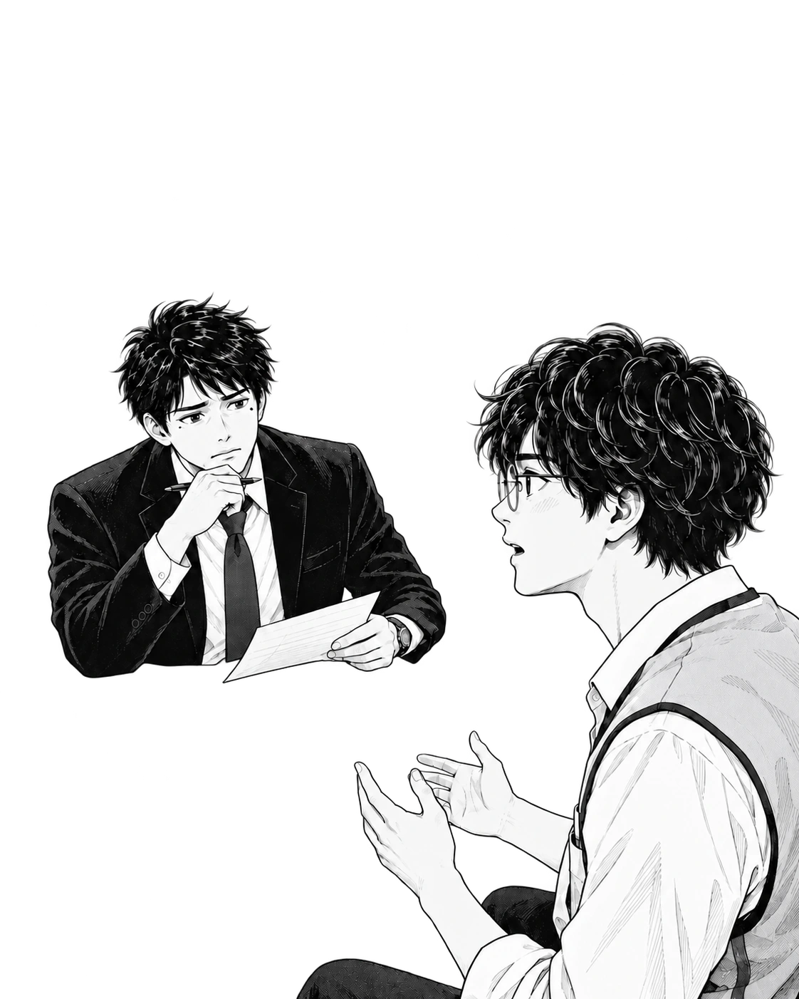 チームを任される立場になった蓮へ、晴が営業への挑戦を相談する。